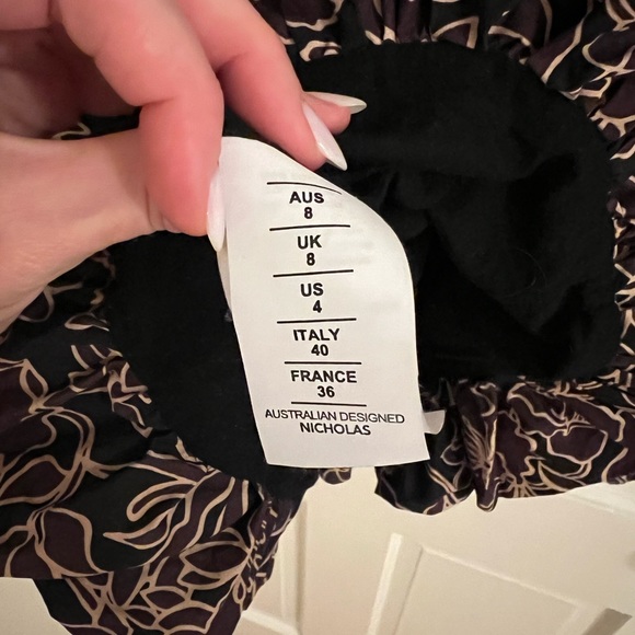 Nicholas Western Dress with Belt Size 4 - Picture 7 of 8